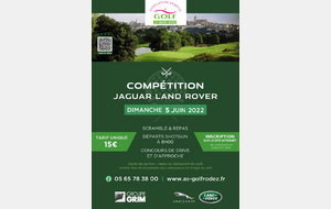 Compétition JAGUAR &amp; LAND ROVER du 5 JUIN