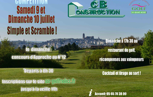 Compétition CB Construction  SCRAMBLE du 09/07