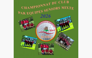 Inscriptions au Championnat par équipes Séniors - 2026